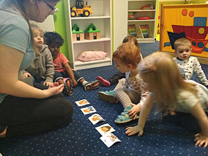 Activity with a speech therapist