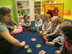 Activity with a speech therapist