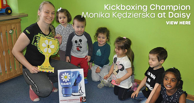 Kickboxing Champion Monika Kędzierska at Daisy